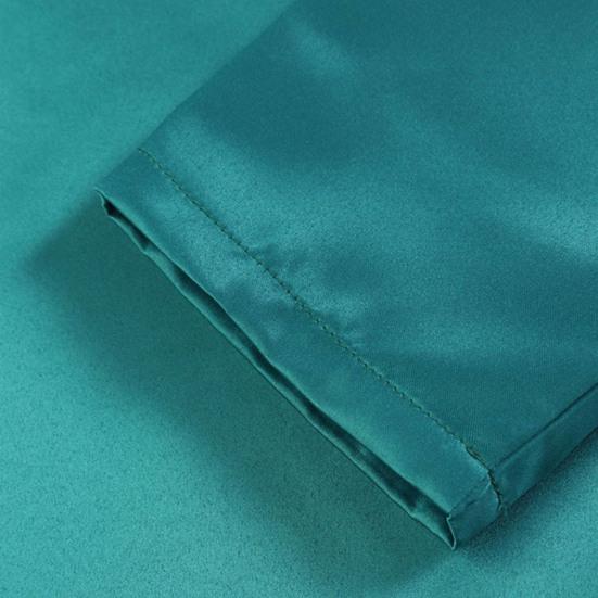 Oversized Dress A-line Ruffle Hem Knee Length Pure Color Midi Dress Long