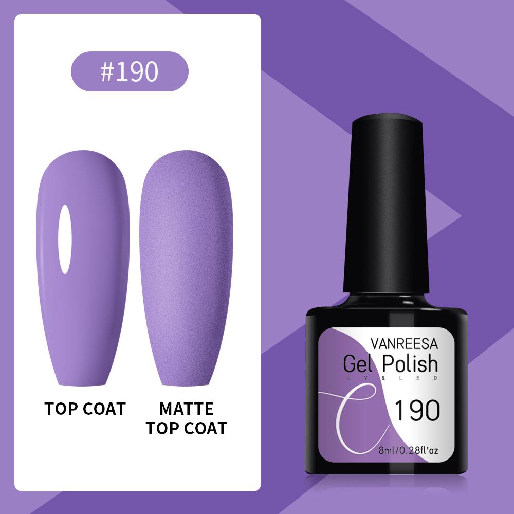 VANREESA Набор гелей для ногтей 111 цветов Гель-лак для ногтей Soak Off Базовое покрытие Верхнее покрытие Маникюр для ногтей УФ-светодиодный полуперманентный лак Стойкий гель для дизайна ногтей