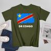 Unisex Unisex DR Congo Flag Democratic Republic Of Congo Formerly Zaire Tshirt Tees T Shirts WoUnisex Boys 100 Cotton TShirt