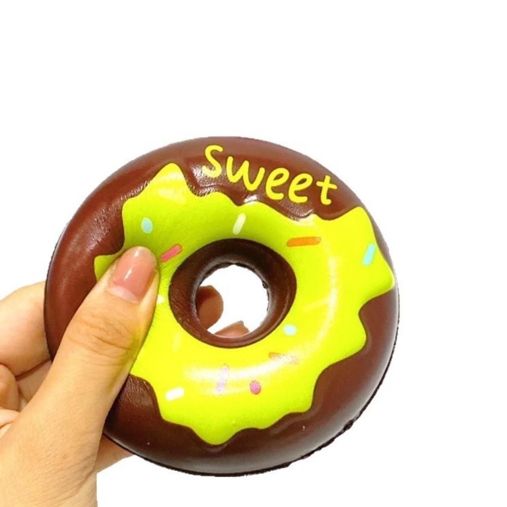 Oversized Size Egg Donut Squeeze Toy Slow Rebound Design Fidget Toy for Focus ADHD Population