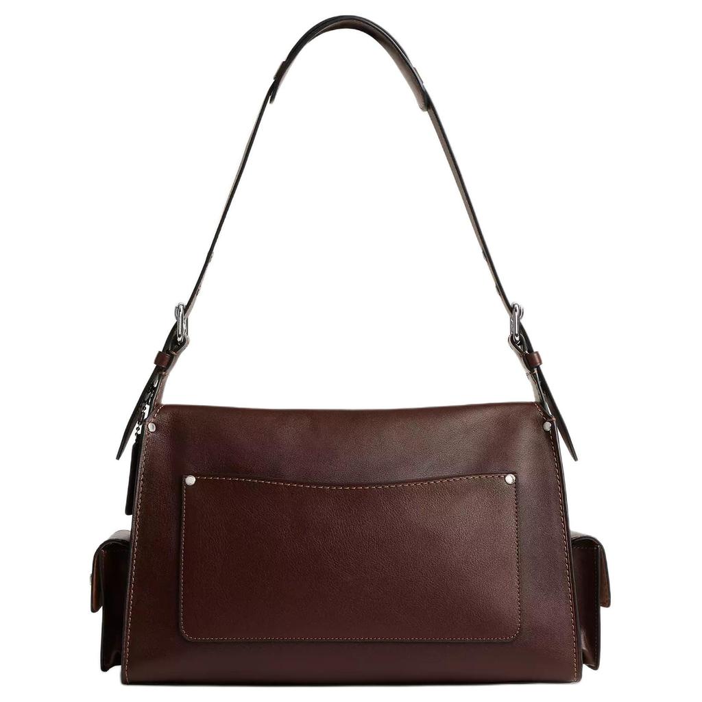 COACH Tabby Grain Leather Handbag, Shoulder Bag Large Women's Maple CBG18-LHMPL