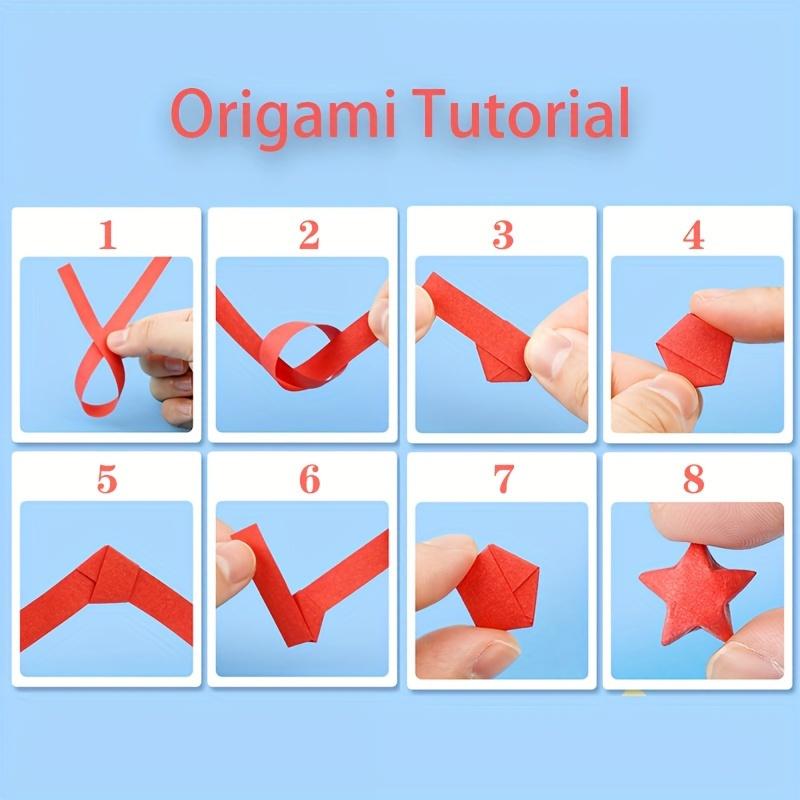 Pack of 1030 Sheets of Star Origami for Handmade DIY Lucky Star Origami, Perfect for Creative Handicraft Color Decoration And Bedroom Decor.