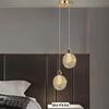 Bedroom Bedside Chandelier Light Luxury Modern Minimalist Master Bedroom Living Room Pendant Line Light