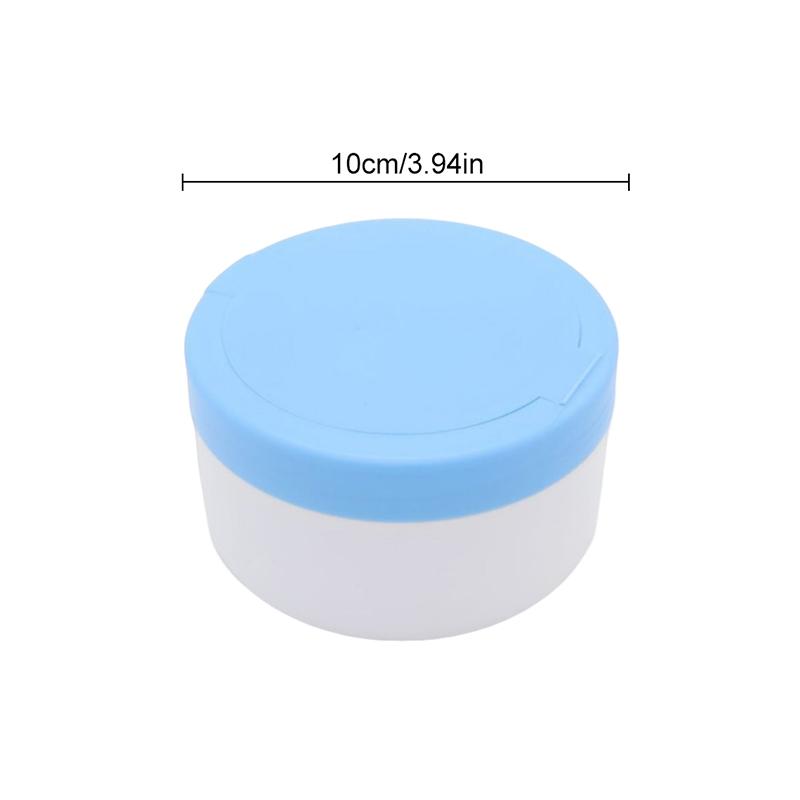 Professional 140g Large-Capacity Baby Powder Puff Box Portable Talcum Container with Sieve for Home, Salon, and Infant Care