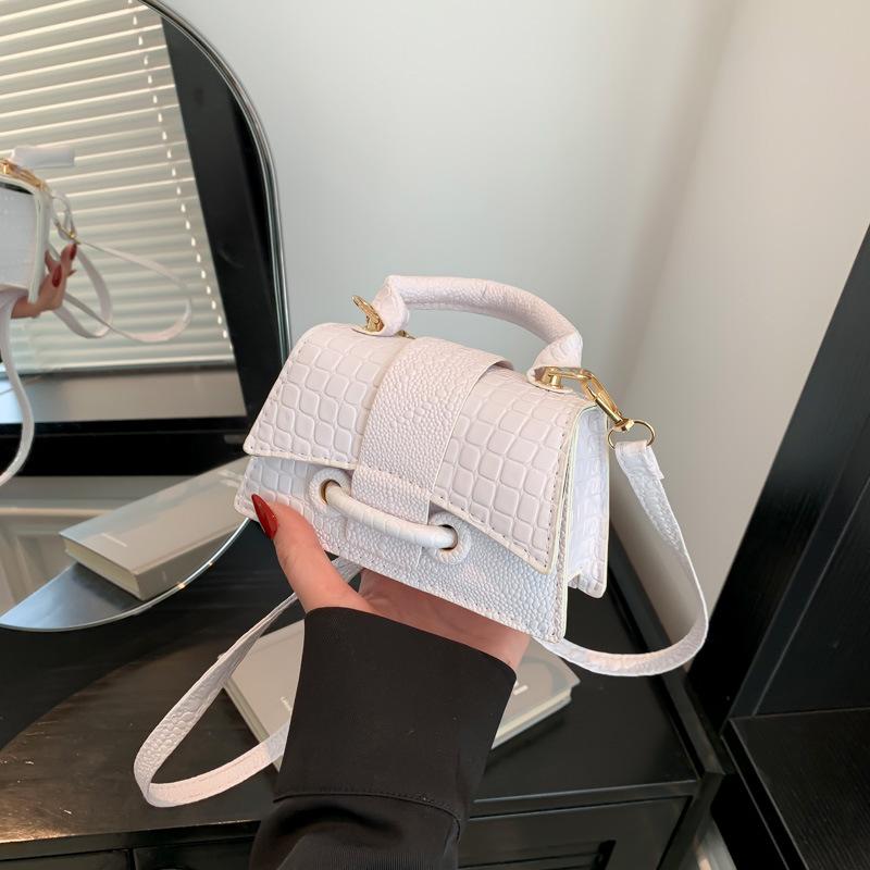 Модная маленькая квадратная сумка с крокодиловым узором женская сумка новая простая летняя модная сумка через плечо трендовая сумка через плечо