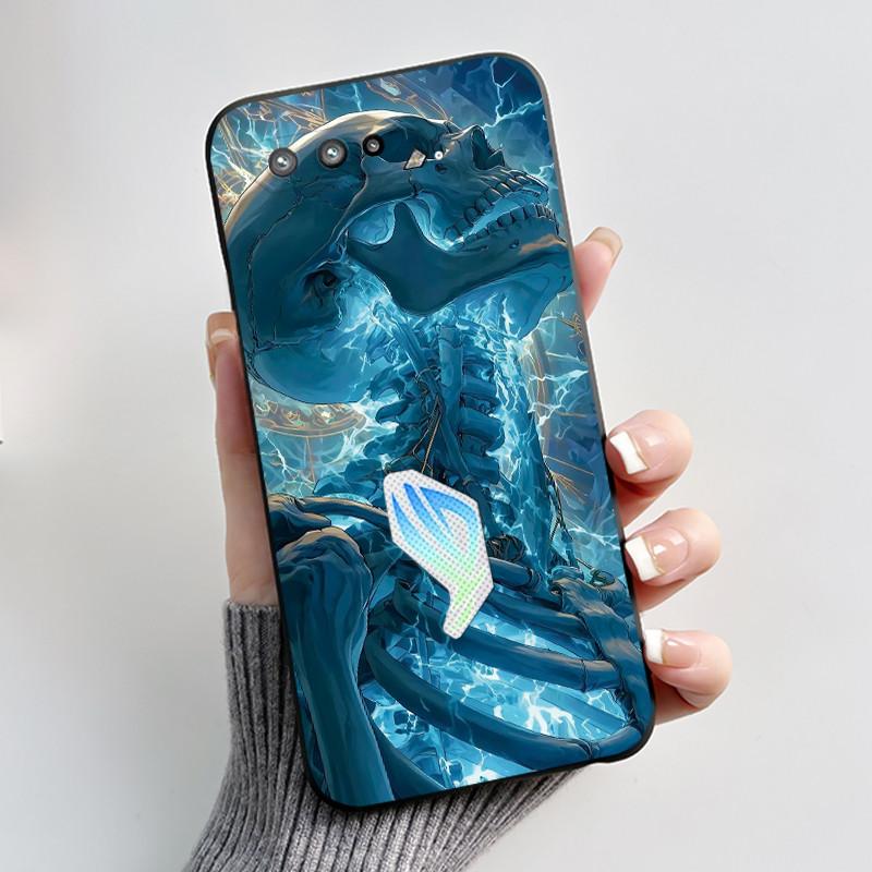 Чехол для Asus Rog Phone 5 Rog 5s ZS673KS ZS676KS Чехол Роскошный Дракон Милый Крутой Для Мальчиков Девочек Мягкий Черный Матовый Силиконовый Задний Чехол