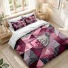 Bedding Set 1 Duvet Cover 2 Pillowcases Burnley Football Print Bedroom Home Decoration