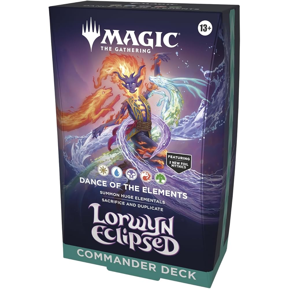 Wizards of the Coast Magic: Сборник Lorwyn Shadow Commander Deck Элементальный Танец Английская Версия Коллекционная Карточная Игра