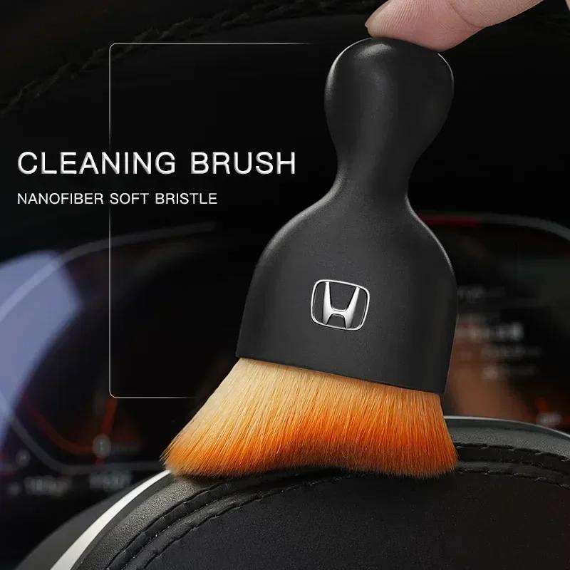 Car Interior Cleaning Soft Brush Dust Remover For Honda Civic Accord Fit CRV Jazz Odyssey Prelude Insight Legend Stream HRV Pass akd256