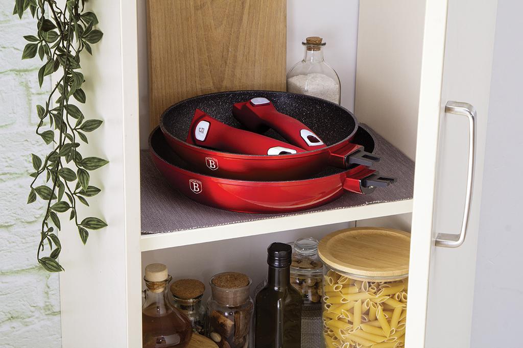 Berlinger Haus Bh-7050 Burgundy Pots And Pans Set