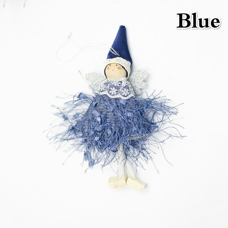 Рождественское украшение Шерстяной ангел Кукла Подвеска Креативное украшение для рождественской елки KTY