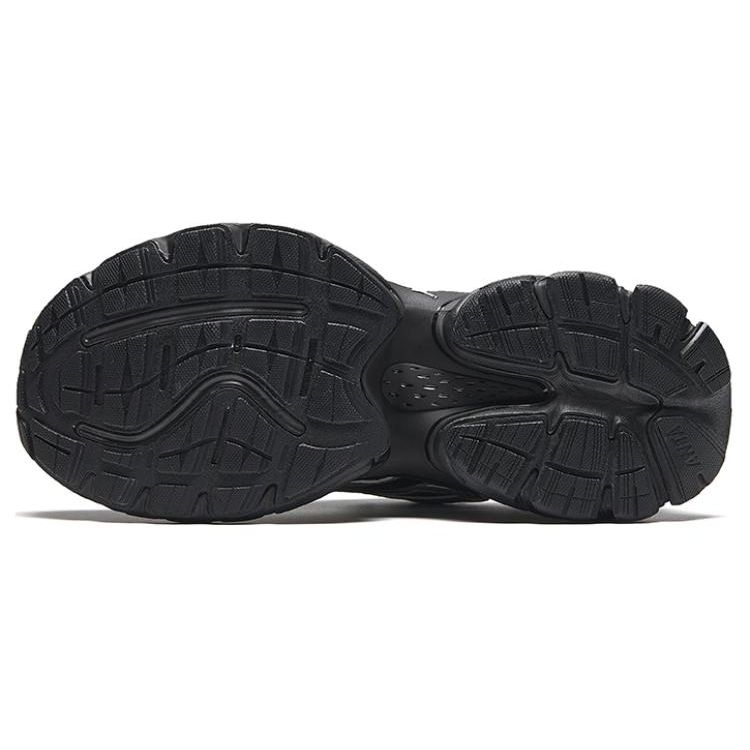 Anta Универсальные амортизирующие нескользящие низкие повседневные туфли мужские кроссовки черные 912428816-3