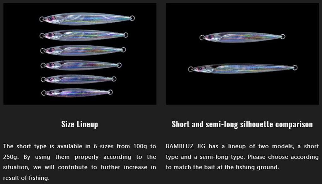 Jackall Metal Jig Bambluz Short 100 Grams UV Laserpink (2674)