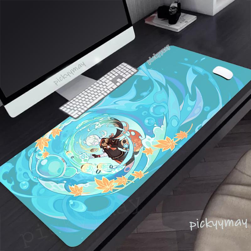Large Mousepad Gamer Mousepads Keyboard Mat Anime Desk Rug Genshin Impact Pc HD Desk Mats Company Mouse Pad For Gift