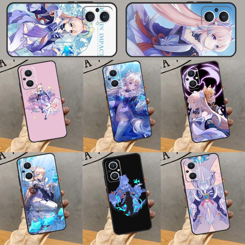 Чехол Sangonomiya Kokomi Genshin Impact Для OPPO Reno 13F 13 12 12F 11 11F 8T 7 8 10 Pro OPPO Find X8 Pro X6 X3 X5 Lite
