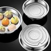 Пароварка из нержавеющей стали с ручкой Корзина для процеживания продуктов Пароварочный поддон Пароварочная решетка Подставка для пароварки овощей
