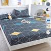 1pcs Printed Fitted Sheet Mattress Cover Four Corners With Elastic Band Bed Sheet (Without Pillowcase)