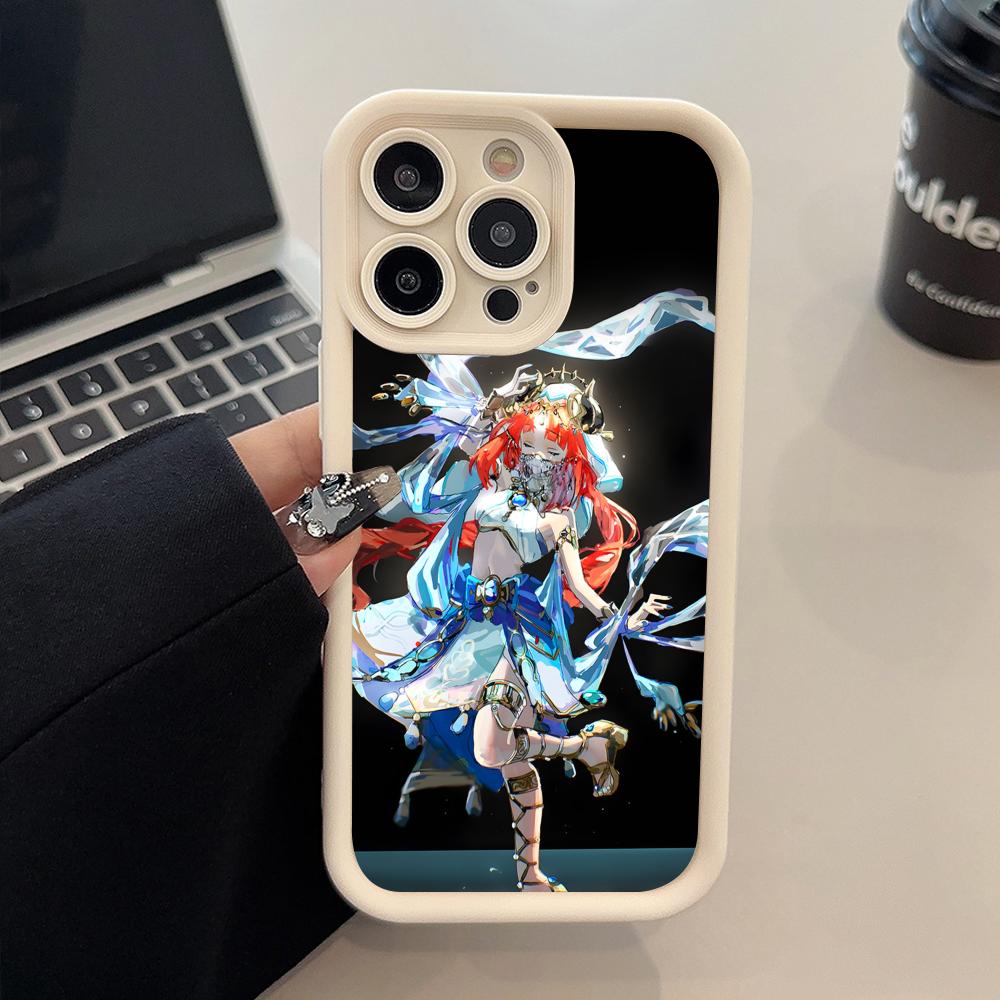 Чехол для мобильного телефона GI Nilou, утолщенный ТПУ, для iPhone 17 16 15 14 13 12 11 Air Pro Max Plus, цветной