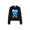 Мужские топы Monalisa Over Crewneck черного цвета OMBA058C99FLE0031045