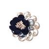 Flower Inlaid Pearl Rhinestone Clothing Brooch Creative Temperament Corsage Cardigan Shawl Buckle Net Red Jewelry
