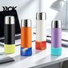 Tumbler Accessories for Travel Silicone Cup Boot, Fish Scale Pattern Decor, Soft Elastic Water Bottle Colorful Base Protective Sleeve,