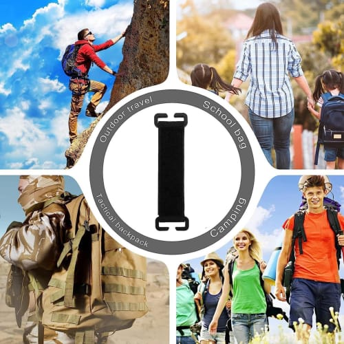 4 Multifunctional Velcro Triangle Belts, Multi-Purpose Multi-Belts with Hanging Hooks, Carabiners, and Molle Attachments for Airsoft, Mountaineering,