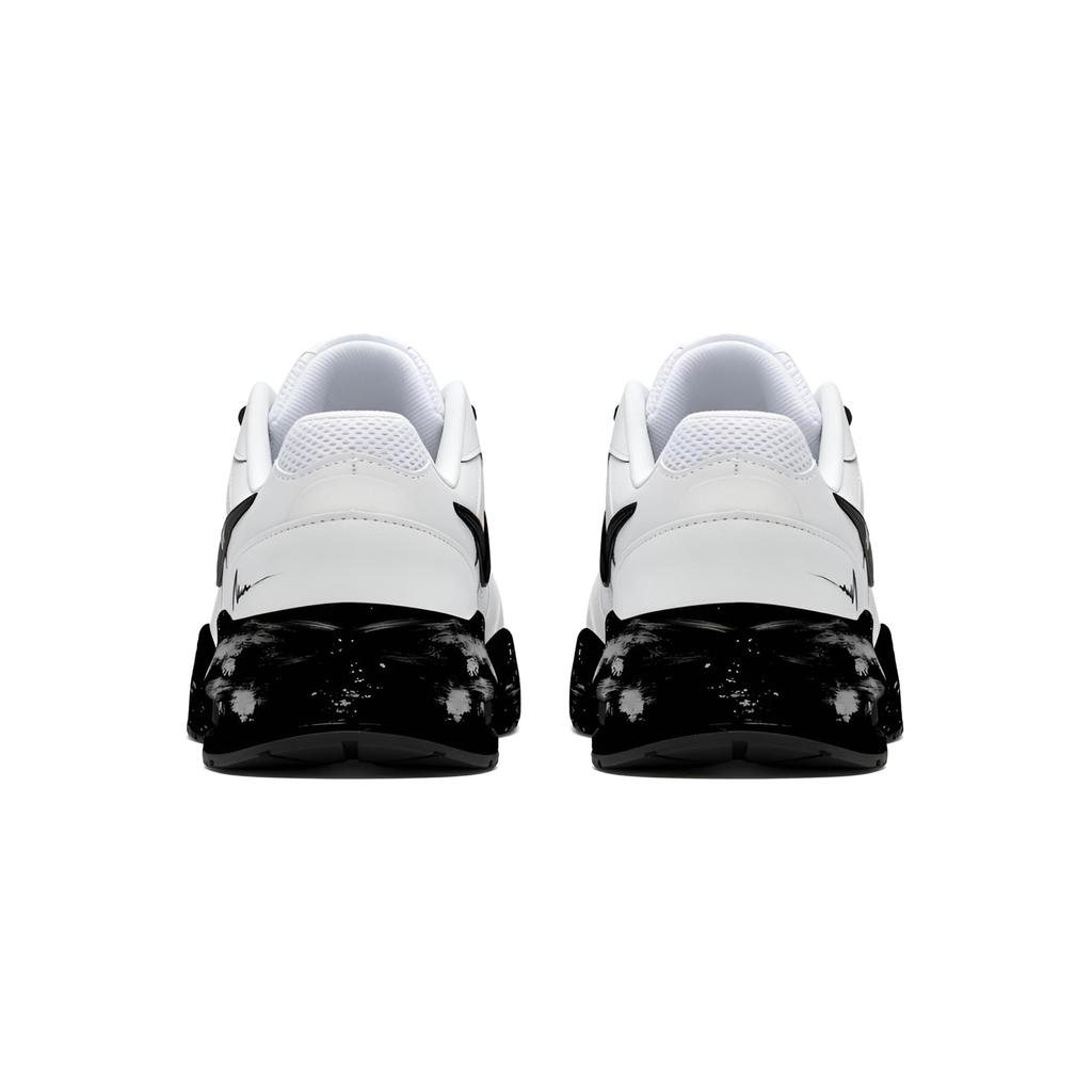 Nike Air Max Fusion Abrasion Resistant Low top Air Casual City Commuting Running Shoes Men's Black White CJ1670-102(Team1892-QD)