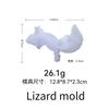 3D DIY Crystal Glue Easter Frog Lizard Snail Animal Ornament Jewelry Silicone Mold