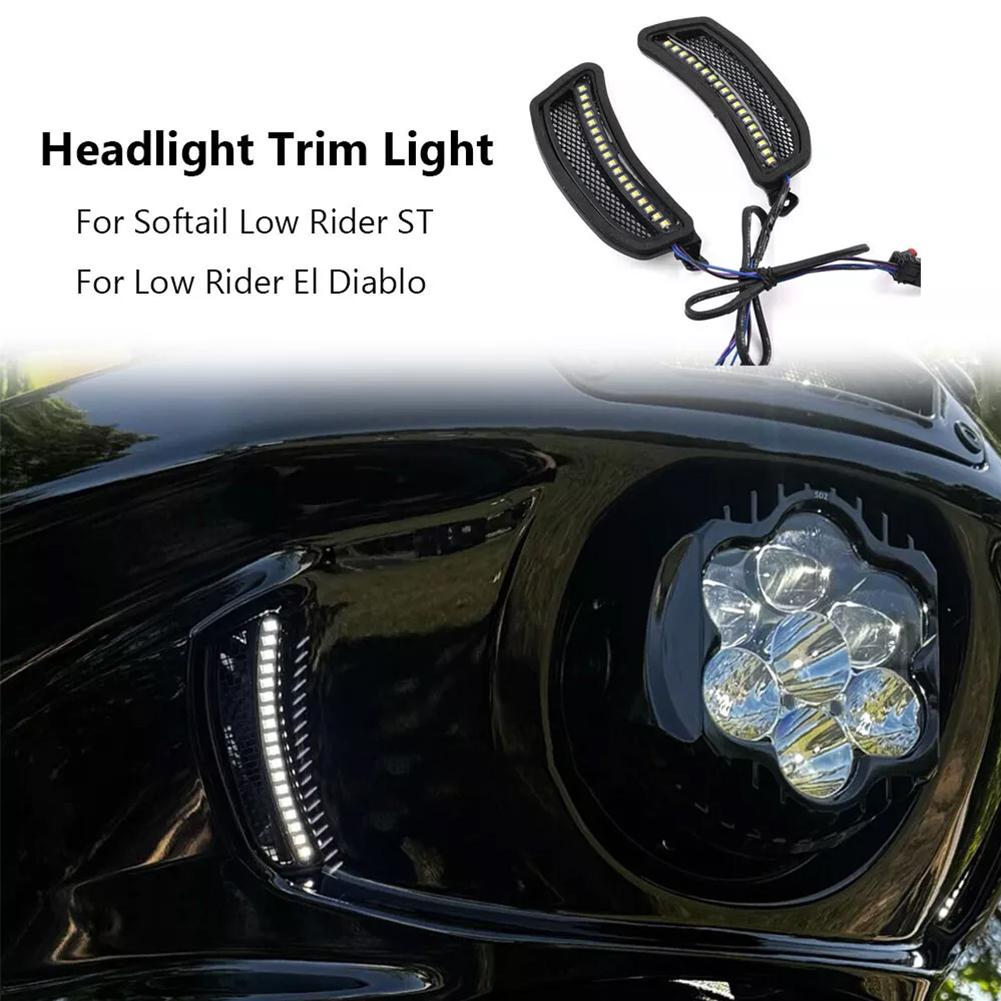 For Softail Low Rider ST FXLRST 2025-2025 Motorcycle General Purpose LED Fairing Decorative Headlights Turn Warning Lights Tools