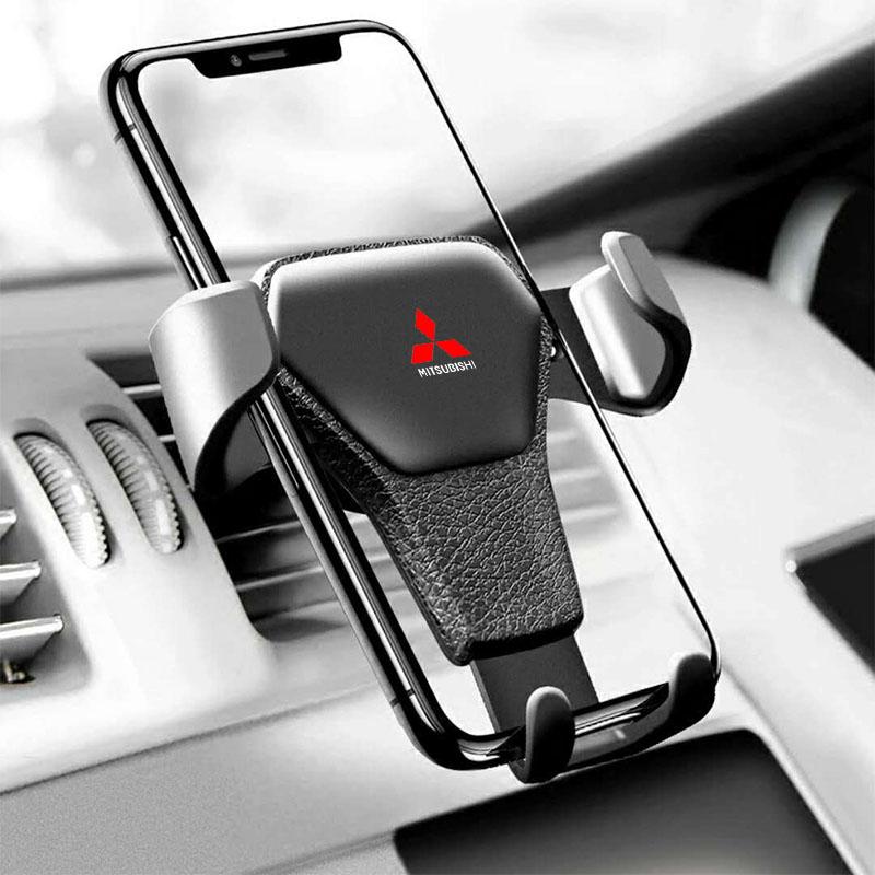 Universal Gravity Auto Phone Holder Car Air Vent Clip Mount Mobile for Mitsubishi Lancer Triton Galant Outlander Center Hub Cap rlvc25