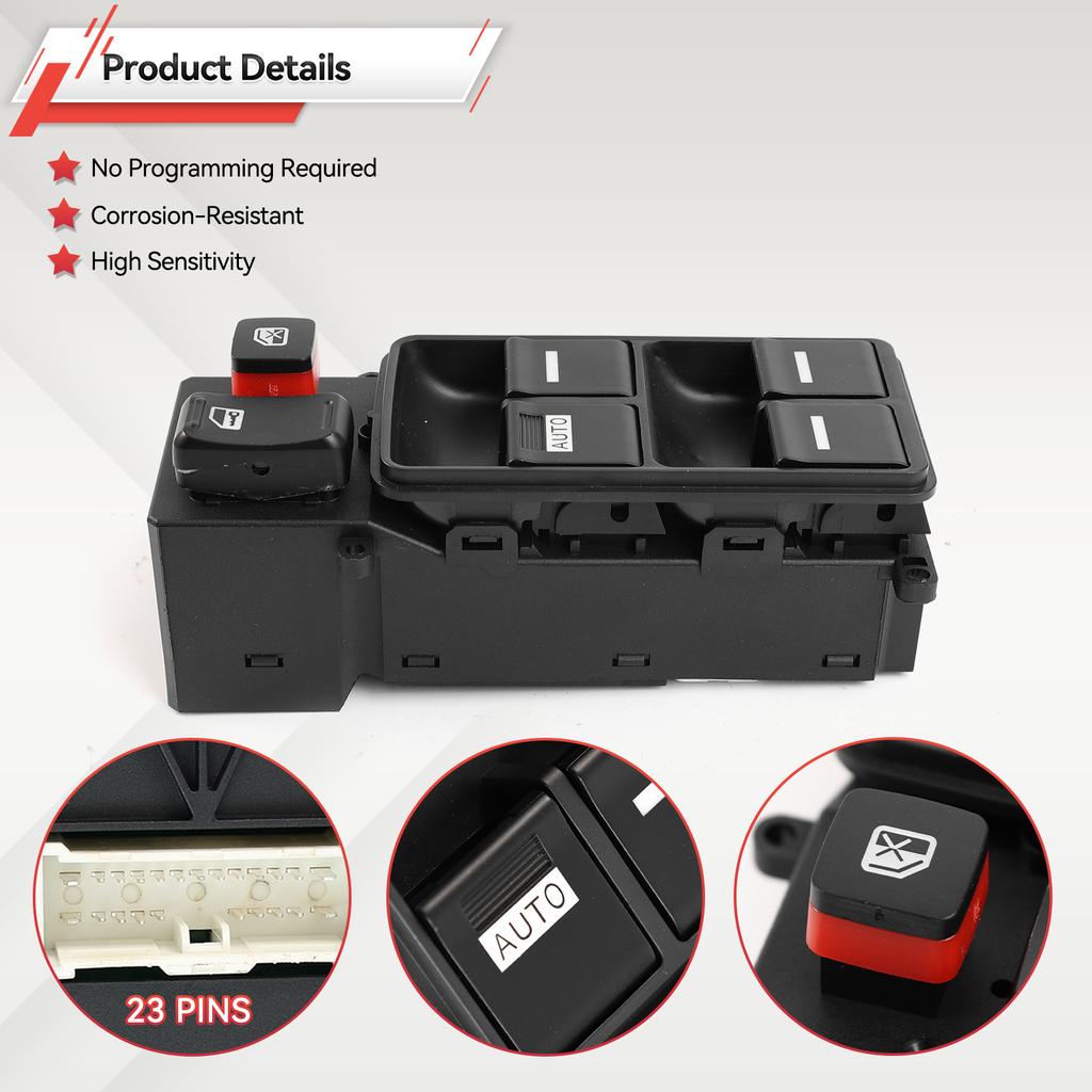 35750-SDA-H12 35750SDAH12 для Honda Accord 2003-2007 4 двери водительская сторона электрический стеклоподъемник переключатель главный контроллер переключатели