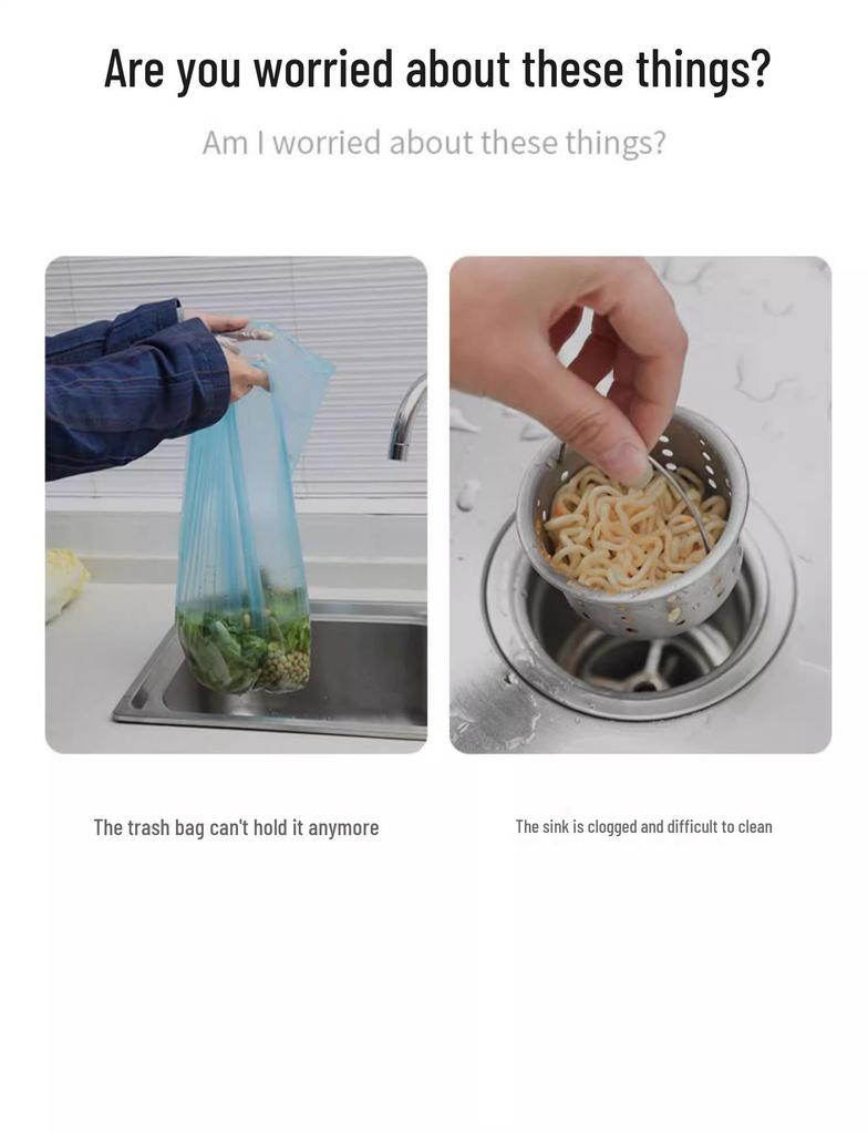 Одноразовая треугольная сетка-фильтр для раковины для кухни и мытья посуды