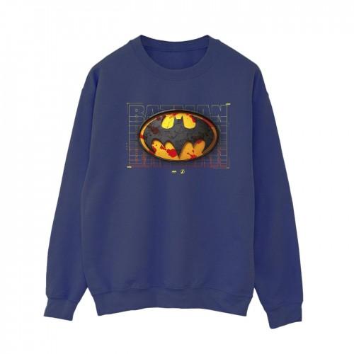 DC Comics Womens/Ladies The Flash Batman Red Splatter Sweatshirt