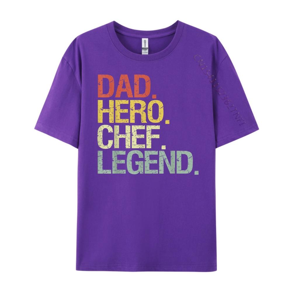 Funny Chef Legend Dad Vintage T Shirts SOFT Streetwear Men Classic Mens Korean Fashion Sale Halloween