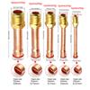 4 шт. 1/4" 3/8" 1/2" 3/4" 5/8'' Раструбный соединитель с медной трубкой Латунный фитинг-адаптер для аксессуара для кондиционера