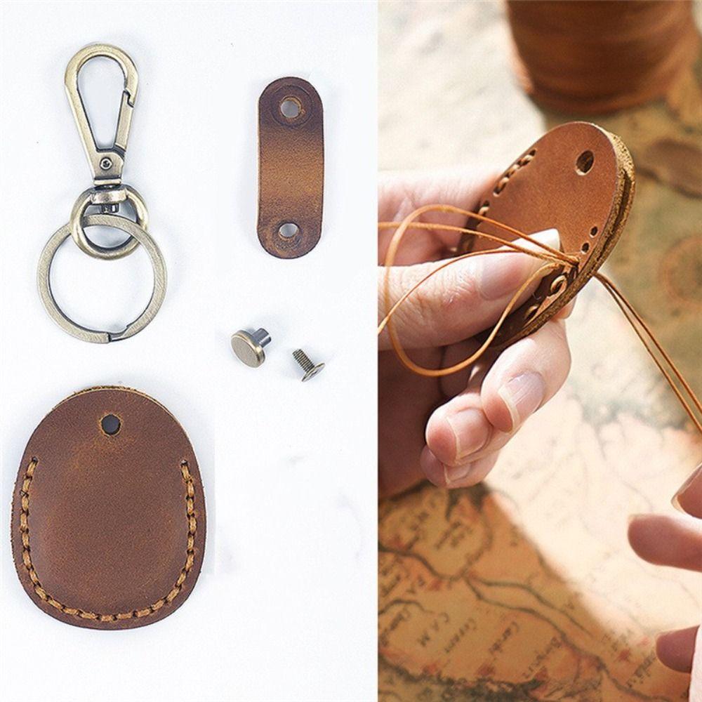 Новый Кожаный Винтажный Брелок Сумка для Карт Защитный Чехол для Карт Держатель для Карт