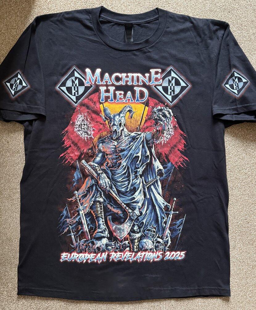 Machine Head 'European Revelations 2025' tour t-shirt NI550