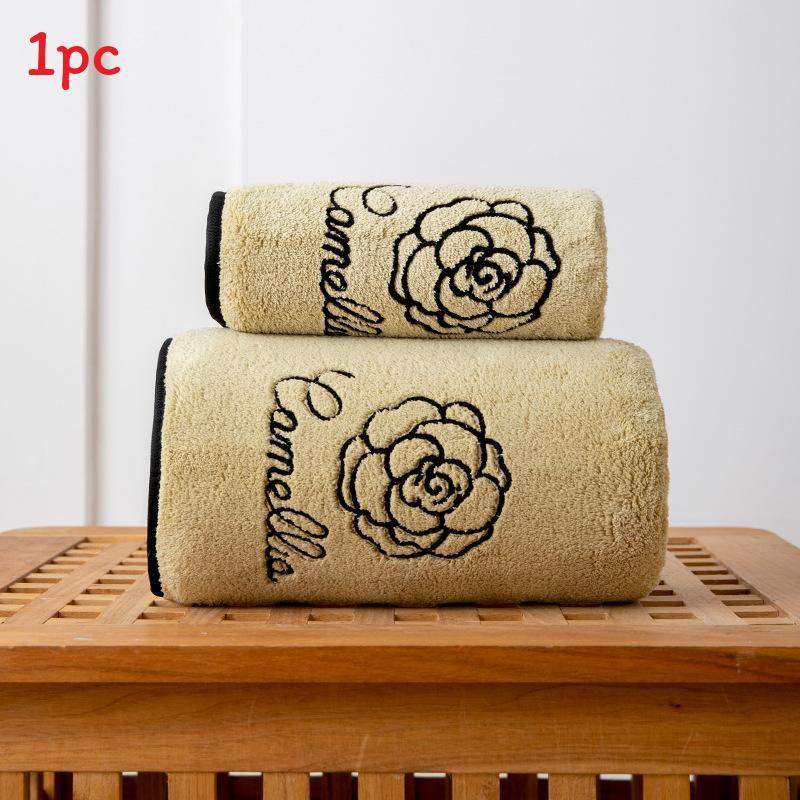 Coral Fleece Hand Towel Soft Thick Absorbent Hotel And Home Bathroom Accessory
