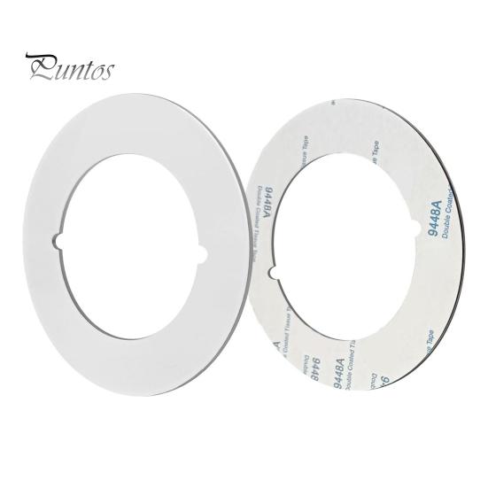 1/2Pcs Round Door Knob Plates Self Adhesive Scratch-Resistant Simple Installation Door Handle Cover Filler Fixing Repair Plates