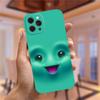 Чехол для телефона с 3D забавным лицом для iPhone 13 12 Pro XS Max Mini XR X 10 7Plus 7 8 Plus, мягкий чехол из ТПУ для iPhone 11 Pro Max, чехол, сумки