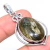 Labradorite Handmade 925 Sterling Silver Jewelry Pendant 2.01" P4q56