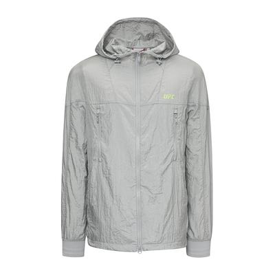 Спортивная куртка UFC Crinkle свободного кроя, серебристая U2Ttw3302Sv