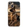 Чехол для телефона iPhone 17 Чехлы iPhone Air 16 15 12 13 14 Pro Max 15 Plus 16Pro iPhone11 Прозрачный чехол Красивая Немецкая овчарка