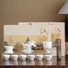 Yipan New Chinese Ceramic Tea Set (Suet Jade Style)