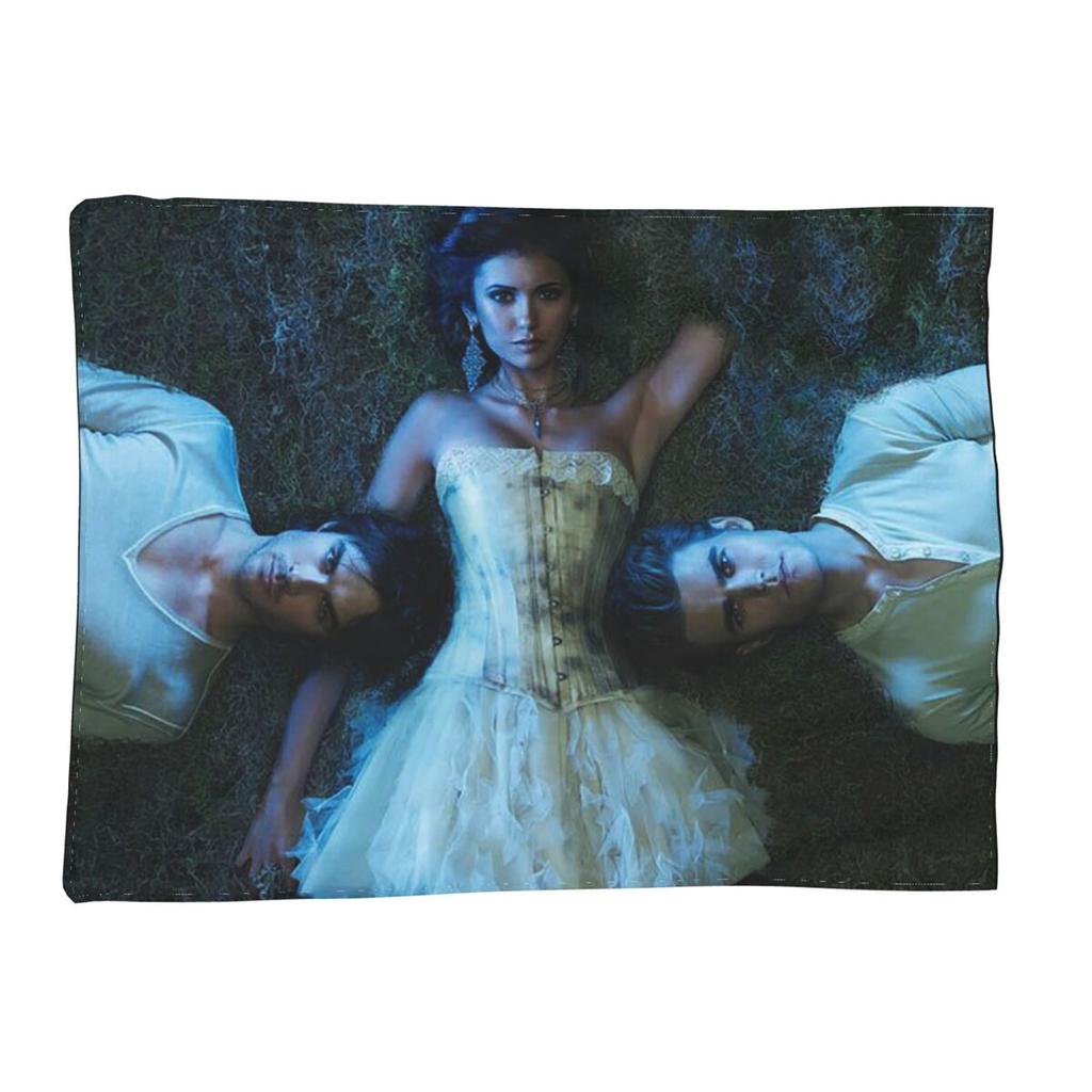 Пледы Дневники Вампира Дамон Сальваторе Мягкий Теплый Фланелевый Плед Покрывало для Кровати Гостиной Пикника Путешествия Дома Дивана