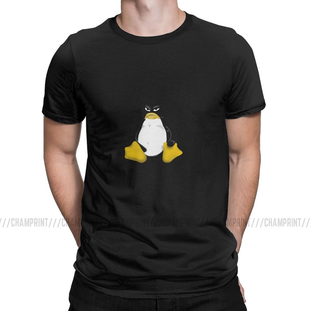 Linux удобен для пользователя футболки Мужчины Arch Linux Tux Программист Компьютерный разработчик Футболка Geek Nerd