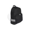Adidas Classic Three Stripes Polyester Backpack Unisex Backpacks Black FT6713