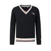 Fila Теннисная Мода Минималистичный Классический Ретро Спортивный Колледжный Стиль Повседневный Универсальный Удобный Вязаный Свободный Свитер Унисекс свитер A11U613401FNV
