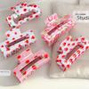 Hollow Fruit Series Crab Clip Cherry/Watermelon Acetic Acid Shark Clip Geometry Hair Claw  Party