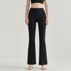 LAHN Women's High-Waisted Micro-Flare Yoga Pants - Hip-Lifting, No Visible Line, Petite Wide-Leg Design, Thin and Stylish.